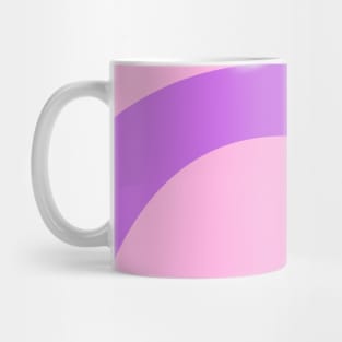 Boho purple and pink rainbow pattern Mug